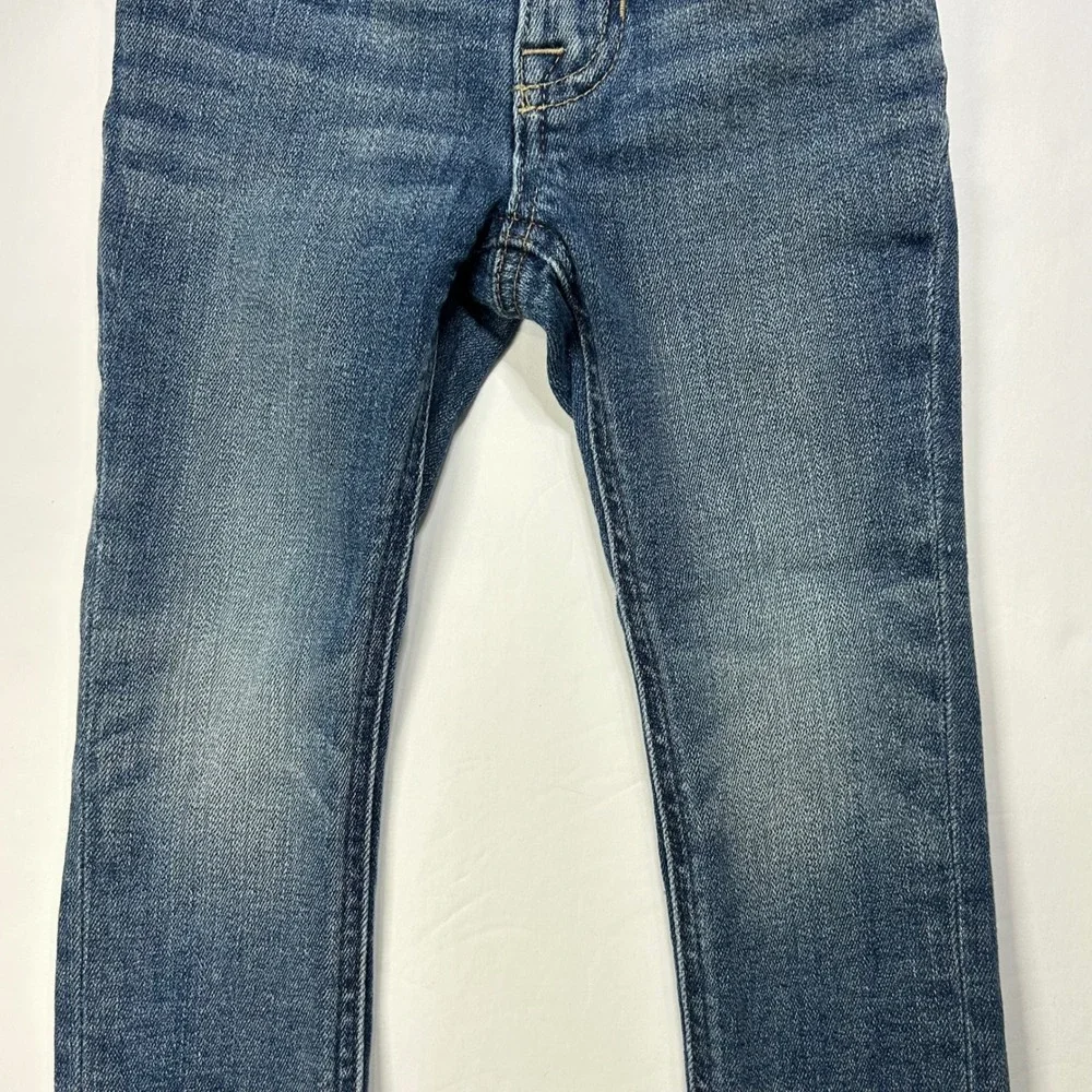 Ralph Lauren Bowery Skinny Jeans Kids 2/2T Denim Blue‎ Cotton Blend EUC Preppy